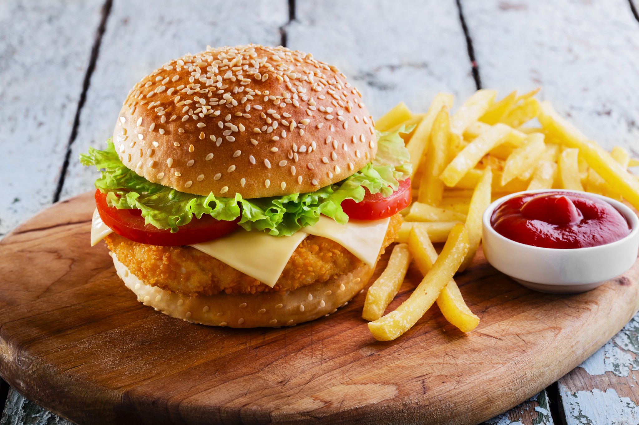 Fried Chicken Burgers