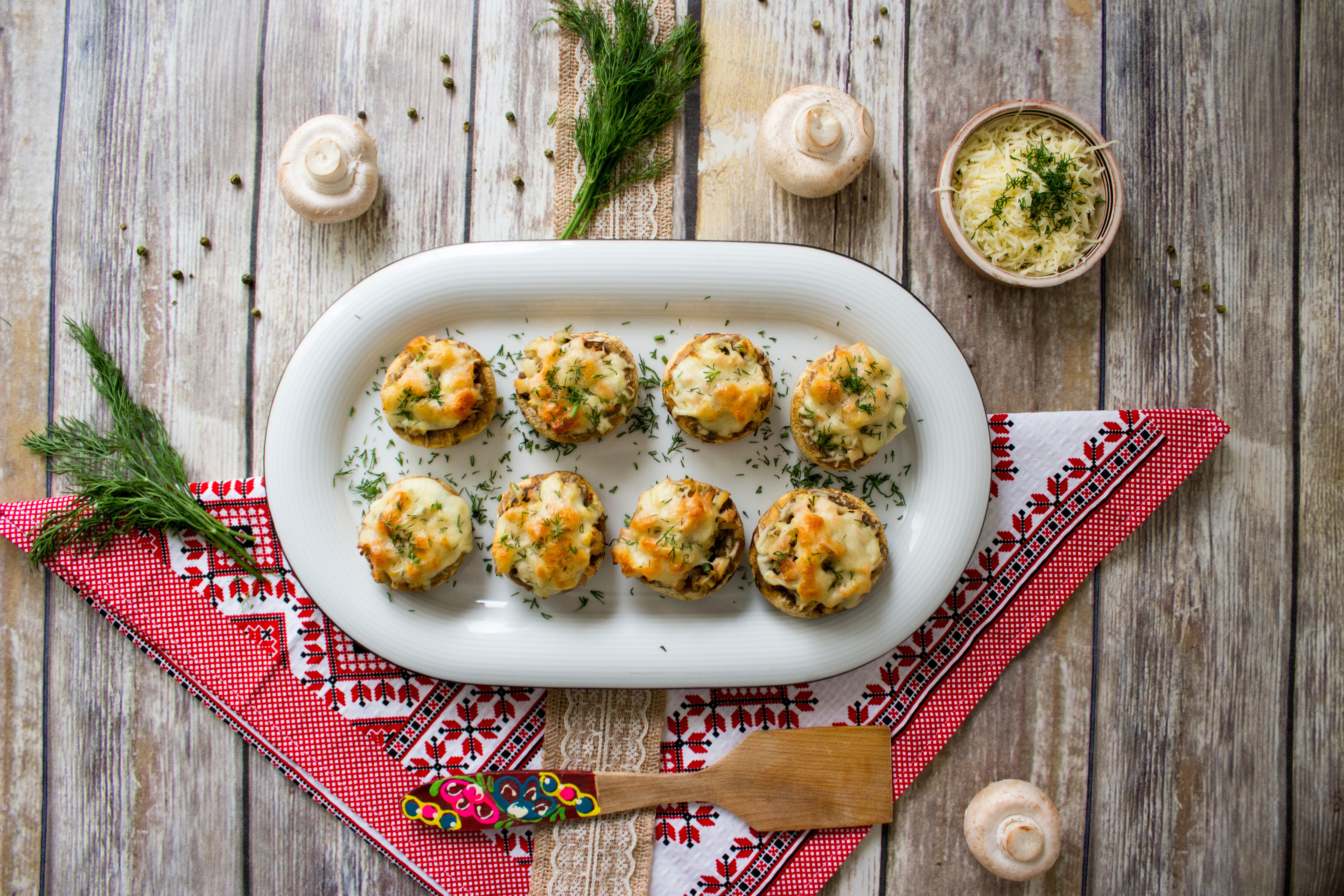 Pearl's Stuffed Mushrooms